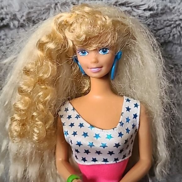 Vintage Mattel 1989 Barbie And The Allstars Blonde Barbie Doll - Picture 2 of 14